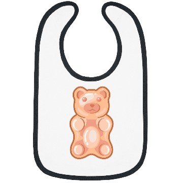 Discover Bear Pet Clear Gummy Bear Bibs