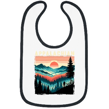 Discover Trail Horizontal Stripe Appalachian Trail Hiking Camper Bibs