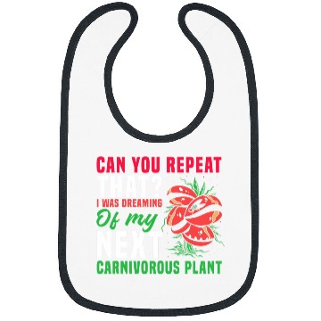Discover Venus Fly Trap Botanical Gardening Exotic Carnivorous 2 Bibs