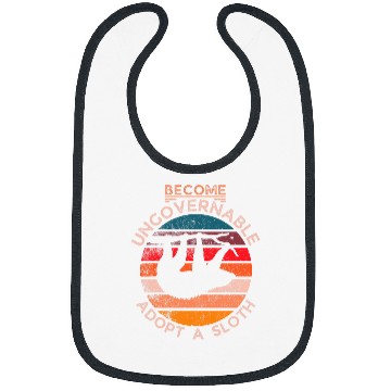 Discover Sloth Pet Become Ungovernable Adopt a Sloth Exotic Animal Bibs