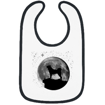 Discover Bear Pet Karelian Bear Laika Dog Moon Bibs