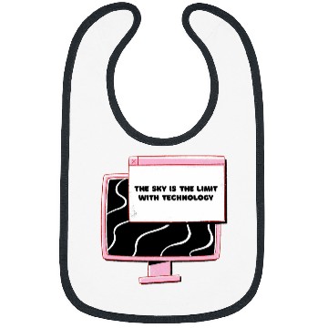 Discover The Sky Is The Limit With Technology Retro Designs Present Bibs