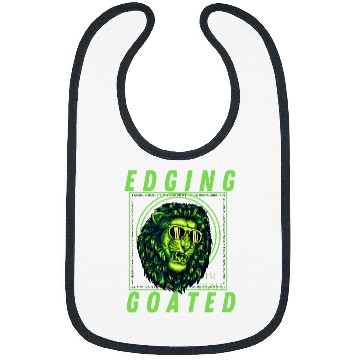 Discover Lion Pet Edging Goated Sigma Lion Ironic Brainrot Meme 1 Bibs