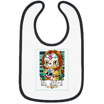 Discover Lion Pet El Jefe Dia De Los Muertos Lion Bibs