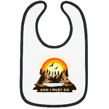 Discover The PNW is Calling Hiking Pacific Northwest Mountains Bibs