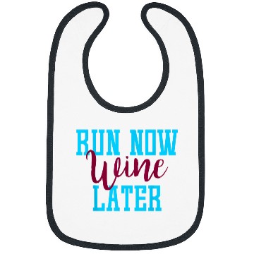 Discover Wines Fun Run Now Wines Later Bibs
