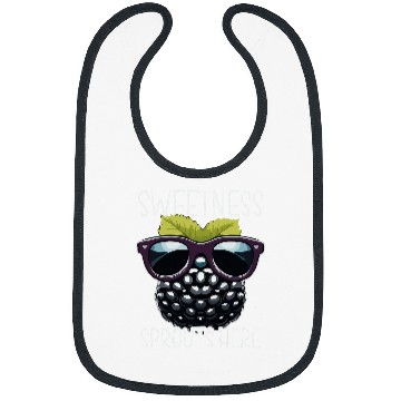 Discover Sweetness Sprouts Here Cute Blackberry Bibs