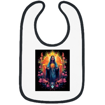 Discover Mother Mary Blessed Mother Virgin Mary Catholic 4 Bibs