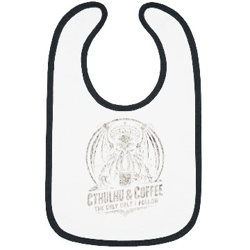 Discover Coffee Fun Cthulhu Coffee Cult Bibs