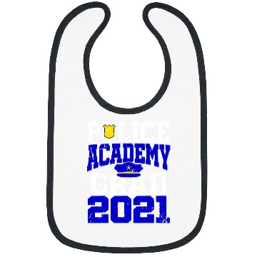 Discover Police Officer Graduation Academy Gift Bibs