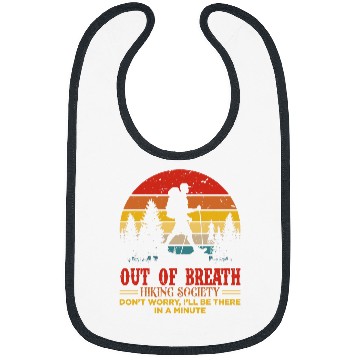 Discover Out Of Breath Hiking Society 3 Bibs