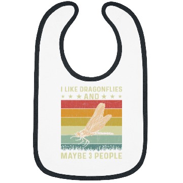 Discover I Like Dragonflies Maybe 3 People Retro 60s 70s Dragonfly Bibs
