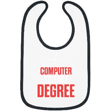 Discover Wines Fun Computer Science IT Graduate Wined Graduation Bibs