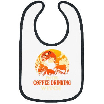 Discover Coffee Fun I m The Coffee Drinking Witch Matching Family Halloween 2 Bibs