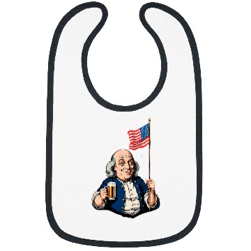 Discover Beer Fun Benjamin Franklin With Beer Mug Bibs