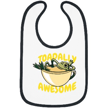 Discover Coffee Fun Toadally Awesome Coffee Frog Lily Pads Bibs