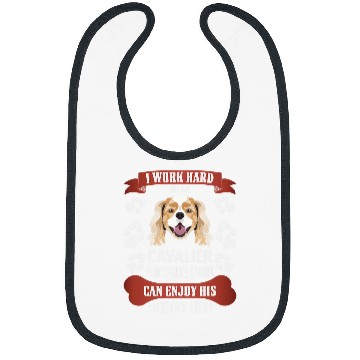 Discover Enjoy luxury life Cavalier King Charles Spaniel Bibs