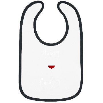 Discover Wines Fun Happy Camper Wines Glass Bibs