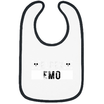 Discover Elder Emo Funny Emo Music Fan Scene Alternative 90s Kids Pun 19 Bibs