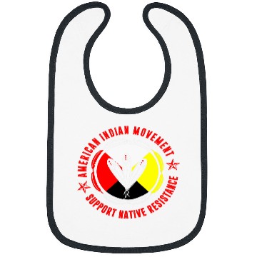 Discover American Indian Movement Support Native Resistance Bibs