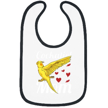 Discover Cockatiel Mom Parrot Bird Animal Birdwatching Cockatiel Bibs