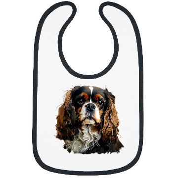 Discover Funny Cavalier King Charles Spaniel Cute 5 Bibs