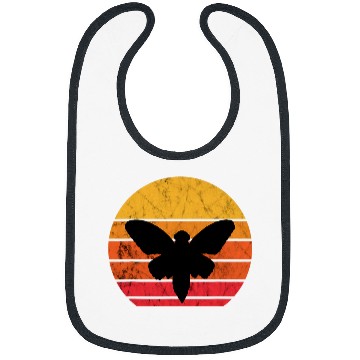 Discover Cicada Swarm Bug Magicicada Brood Retro vintages Sunset Bibs