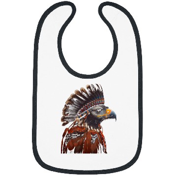 Discover African Collared Dover Bird Native American Indian Northwest Bibs