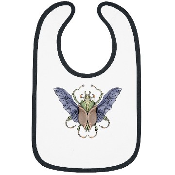 Discover Cool Fantasy Tulip Beetle Illustration Entomologist Tee Bibs