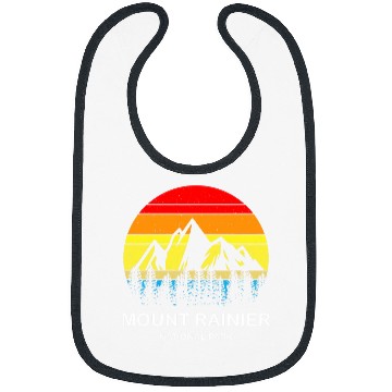 Discover vintages Mount Mt Rainier National Park Souvenir Hike Bibs
