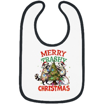 Discover Raccoon Pet Merry Trashy Christmas Raccoon xmass Tree Lights Raccoon Bibs