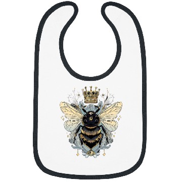 Discover Queen bee and Honey Beekeeper Beekeeping 2 Bibs
