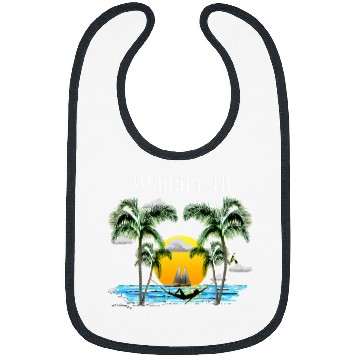 Discover Waikiki Hawaii Paradise Bibs