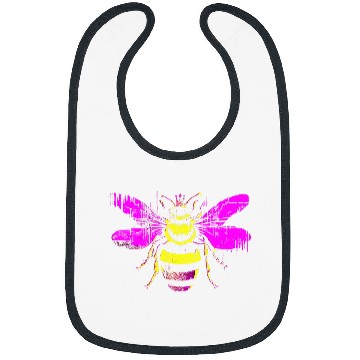 Discover Queen Bee Honey Bee Vintage Bibs