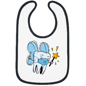 Discover Dental Assistant dentists Brace Teeth Tooth Fairy Angel 212 Bibs