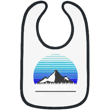 Discover Hiking Hiker Maroon Bells Colorado Bluebird Day Aspen CO Hike Bibs