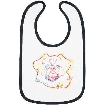 Discover Colourful Dog Tibetan Spaniel Bibs
