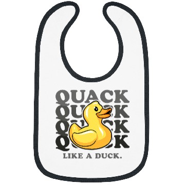Discover Duck Pet Quack Like A Duck Yellow Rubber Ducky Bibs