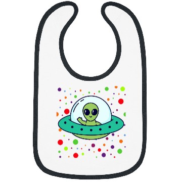 Discover Alien Spotted Spotty Dot Colored Spot Dotted Bibs