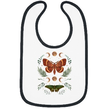 Discover Fairy Grunge Fairycore Aesthetic Goth Luna Moth Butterfly 23 Bibs