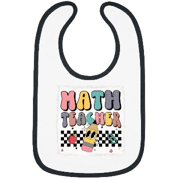 Discover Bleached Math Teacher Team Math Squad Back To School 2 Bibs