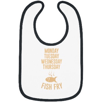 Discover Monday Tuesday Wednesday Thursday Fish Fry Bibs