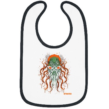 Discover Otherworldly Cthulhu Cosmic Gateway Abstract Squid Bibs
