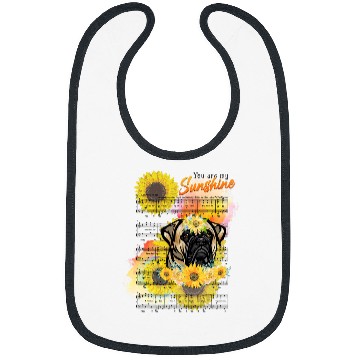 Discover Bull Mastiff You Are My Sunshine Bibs