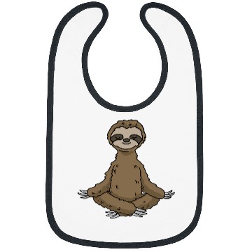 Discover Sloth Pet Yoga 1 Bibs
