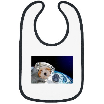 Discover Dog in Space Tibetan Terrier Bibs