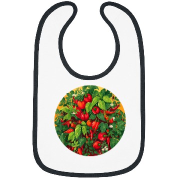 Discover Pepper Pepper Vegetable Vegetarian Garden Bibs