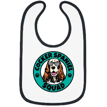 Discover Cocker Spaniel Squad I Dog Lover I Cocker Spaniel Bibs