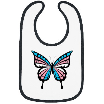 Discover Butterfly LGBT Transgender Pride Colors Bibs