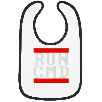 Discover Run CMD Computer Geek Bibs